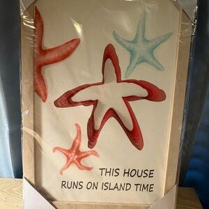 Cute new picture with starfish on it.